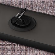 Husa iPhone 11 Glinth Cu Inel Suport Stand Magnetic - Negru