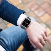 Curea Otel Inoxidabil Tech-protect Milaneseband Compatibila Cu Apple Watch 4/5/6/7/se (42 / 44 / 45 Mm) Rose Gold