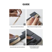 Suport Ringke Pentru Stylus Pen Din Piele Ecologica Cu Adeziv 3M Pentru Tableta - Gri