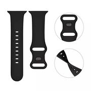 Curea ceas - watchband (w031) - Apple Watch 1 / 2 / 3 / 4 / 5 / 6 / 7 / 8 / se (38mm / 40 mm / 41 mm) - negru