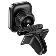 Suport auto pentru telefon cu magnet pentru grila de ventilatie Hoco S49, negru