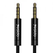 Cablu audio Jack 3.5mm la Jack 3.5mm Yesido YAU-15, stereo, 2m, negru