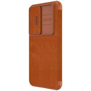 Husa Samsung Galaxy S23 Plus Nillkin QIN Pro Leather, maro