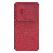 Husa Samsung Galaxy S23 Plus Nillkin QIN Pro Leather, rosu