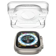 [Pachet 2x] Folie Apple Watch Ultra Spigen Glas.tR EZ Fit, transparenta