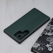 Husa Samsung Galaxy S23 Ultra Eco Leather View flip tip carte - dark green