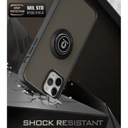 Husa Motorola Moto G32 Techsuit Glinth cu inel suport stand magnetic, negru