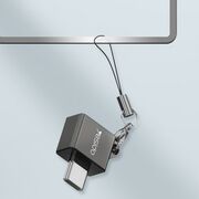 Adaptor USB la Type-C OTG Yesido GS08, plug & play, 480Mbps, negru