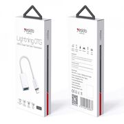 Adaptor USB la Lightning OTG Yesido GS10, plug & play, 5Gbps, alb