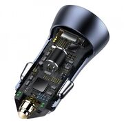 Incarcator auto USB Type-C Baseus 40W + cablu Lightning, TZCCJD-B0G