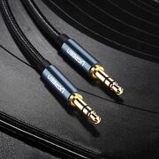 Cablu auxiliar 2x Jack 3.5mm Ugreen, negru, 2m, 50363