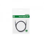 Cablu auxiliar 2x Jack 3.5mm Ugreen, negru, 2m, 50363