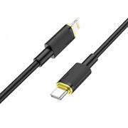 Cablu Lightning pentru Apple 20W Hoco U109, 1.2m, negru