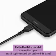 Cablu de date Flash Charging Lightning Hoco X20 2M 2A, negru