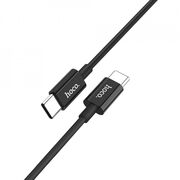 Cablu de date 2x Type-C Fast Charging 3A Hoco X23, 1m, negru