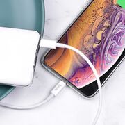 Cablu de date pentru Apple Fast Charge 3A Hoco X36, 1m, alb