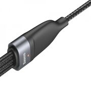 Cablu De Date 3in1 Lightning, Micro-USB, Type-C 1.2m 5A Baseus, negru, CA1T3-G1