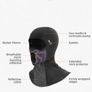 Masca de protectie motocicleta, marimea l, rockbros (ypp054-l) - negru spider