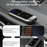 Modulator FM auto Bluetooth, card TF, Yesido YAU32, negru