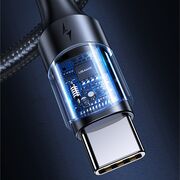 Cablu de date USB-C la Type-C Usams U71, 100W, PD, Fast Charge 3m, negru