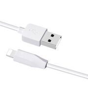Cablu de date iPhone Lightning 2.4A, 10.5W, Hoco X1, 2m, alb