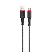 Cablu USB - USB Type-C Fast Charge 3A la USB-A Hoco X59, 1m, negru