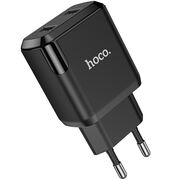 Incarcator priza 2 x USB 10W Hoco N7 + cablu Micro-USB 10W, negru