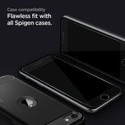 [Pachet 2x] Folie sticla iPhone 7 Spigen Glas.tR Slim, negru