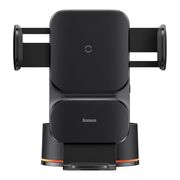 Suport auto wireless charging 15W Baseus, negru, CGZX000101