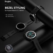 Rama Huawei Watch GT 2 46mm Ringke Bezel Styling, Stainless Silver