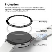 Rama Samsung Galaxy Watch5 40mm Ringke Bezel Styling, Stainless Black