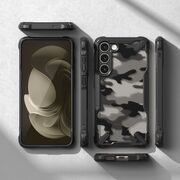 Husa Samsung Galaxy S23+ Plus Ringke Fusion X Design, camo black