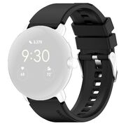Curea ceas Techsuit - Watchband 20mm (W026) - Pixel Watch, Samsung Galaxy Watch 4, Active 1 / 2 (40 mm / 44 mm), Huawei Watch GT / GT 2 / GT 3 (42 mm) - negru