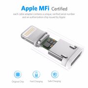 Cablu de date USB la Lightning Apple MFI Ugreen, 2m, 2.4A
