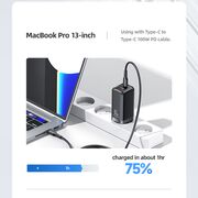 Incarcator Fast Charging USB, Type-C Usams T47, alb