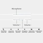 Casti audio tip C cu fir originale Huawei CM33, alb, blister