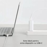Cablu de date USB la Type-C Xiaomi Turbo Charge (Mi 11 Ultra) 6A, alb