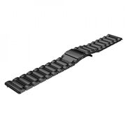 Curea metalica smartwatch samsung galaxy watch (46mm) / watch 3 / gear s3, huawei watch gt / gt 2 / gt 2e / gt 2 pro / gt 3 (46 mm), techsuit (w010) - negru