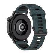 Curea smartwatch samsung galaxy watch (46mm) / watch 3 / gear s3, huawei watch gt / gt 2 / gt 2e / gt 2 pro / gt 3 (46 mm), techsuit w002 - military green