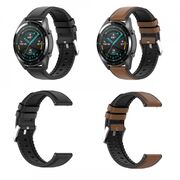 Curea smartwatch samsung galaxy watch 4, galaxy watch active 1 / 2 (40 mm / 44 mm), huawei watch gt / gt 2 / gt 3 (42 mm), techsuit w007 - negru
