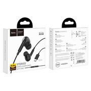 Casti in-ear Type-C cu microfon Hoco M1 Pro, 1.2m, negru