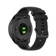 Curea ceas Techsuit - Watchband 20mm (W006) - Samsung Galaxy Watch 4, Galaxy Watch Active 1 / 2 (40 mm / 44 mm), Huawei Watch GT / GT 2 / GT 3 (42 mm) - negru