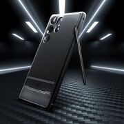 Husa pentru Samsung Galaxy S23 Ultra Spigen Rugged Armor - Matte Black