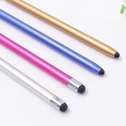 Stylus pen Techsuit, 2in1 universal, Android, iOS, aluminiu, bleu