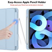 Husa pentru iPad Air 5/ Air 5 cu slot pentru Apple Pencil sky blue