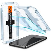 [Pachet 2x] Folie Samsung Galaxy S23 Spigen Glas.tR EZ Fit, transparenta