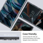 [Pachet 2x] Folie Samsung Galaxy S23 Ultra Spigen Neo Flex, transparenta
