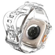 [Pachet husa + curea] Apple Watch Ultra Spigen Rugged Armor Pro, transparenta