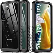 Pachet 360: Husa cu folie integrata Samsung Galaxy S23 Plus ShockProof Dust-Water Proof Full Body, negru