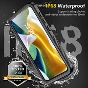 Pachet 360: Husa cu folie integrata Samsung Galaxy S23 Plus ShockProof Dust-Water Proof Full Body, negru